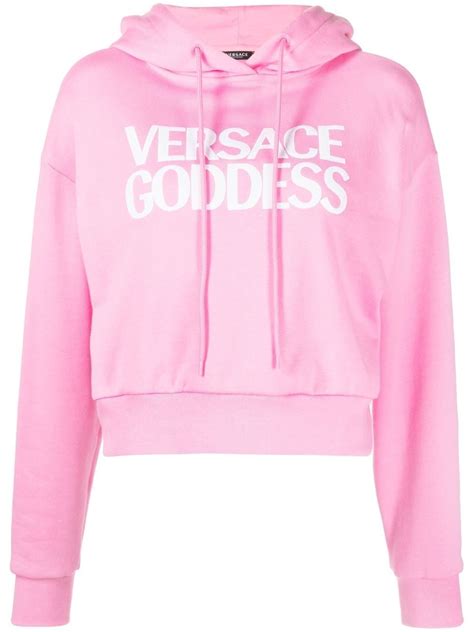 versace collection logo hoodie|Versace hoodie price.